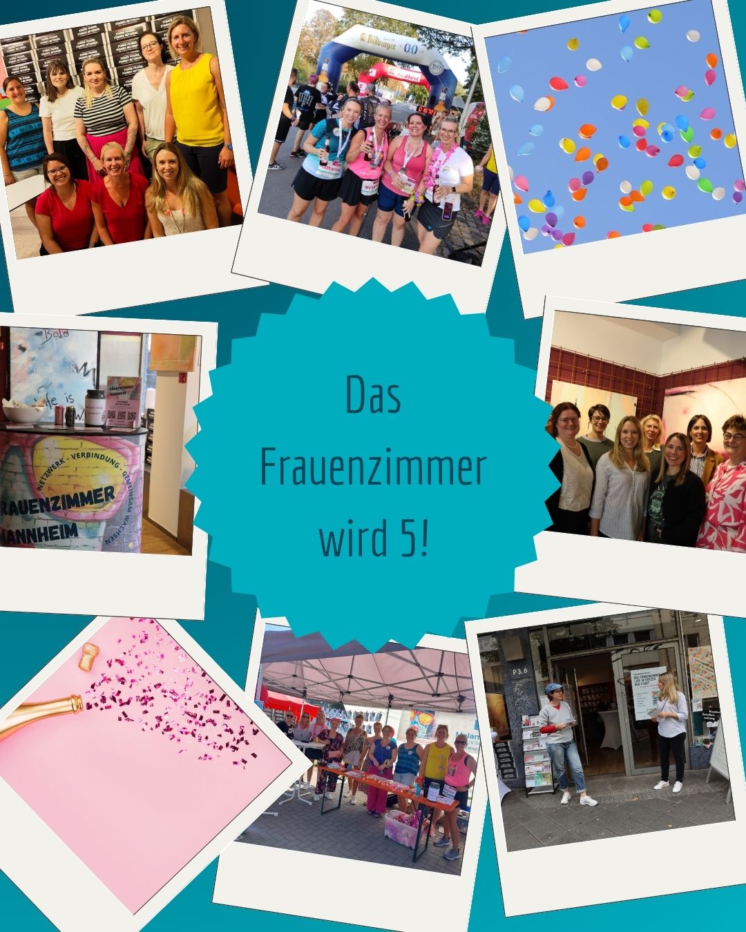 5 jahre frauenzimmer collage